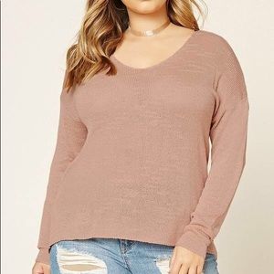 Forever 21 slub knit sweater.